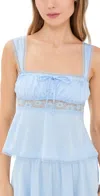 Kat The Label Isabelle Camisole Ice In Ice
