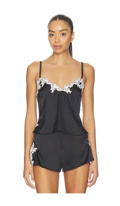 Kat The Label Jean Camisole Top In Black