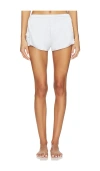 Kat The Label Jean Short In White