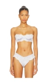 Kat The Label Jean Underwire Bra In White