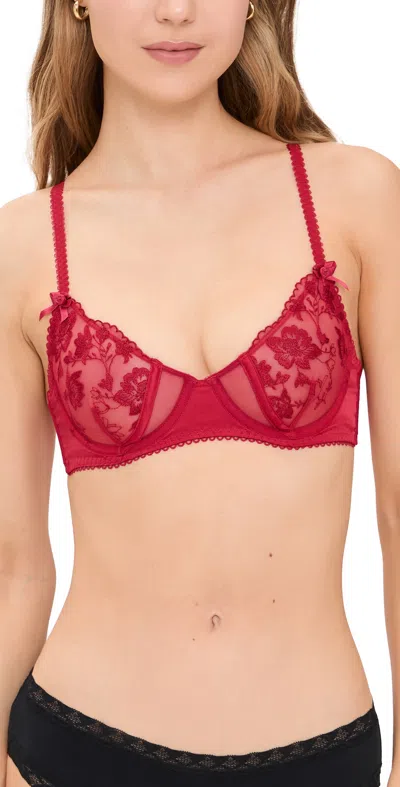 Kat The Label Jojo Underwire Bra Red