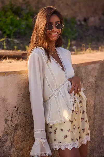 Kat The Label Lana Blouse In Ivory