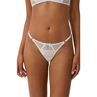 Kat The Label Madison Thong In White