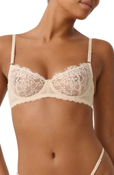 Kat The Label Maverick Lace Underwire Bra In Neutral