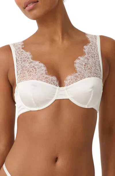 Kat The Label Milly Lace Underwire Bra In Ivory