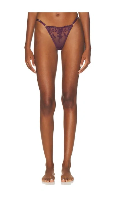 Kat The Label Nicolette Thong In Purple