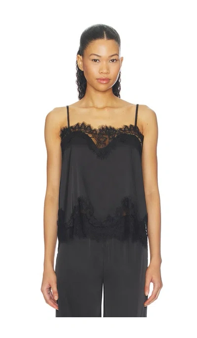 Kat The Label Olivia Camisole Top In Black