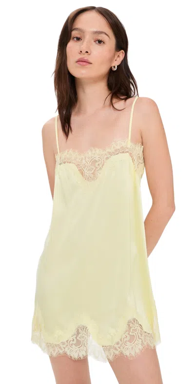 Kat The Label Olivia Slip Limoncello In Gold