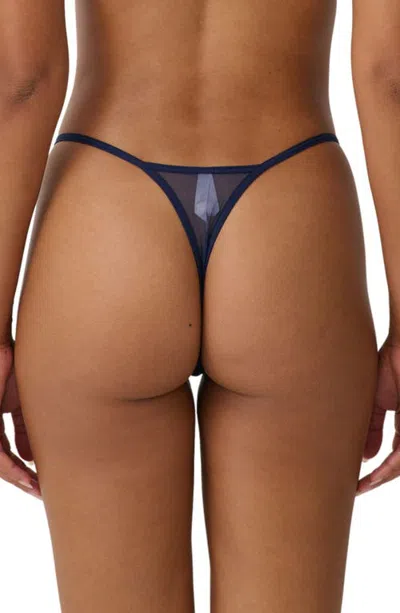 Kat The Label Rosie Thong In Midnight