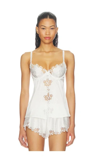 Kat The Label Saskia Camisole Top In White