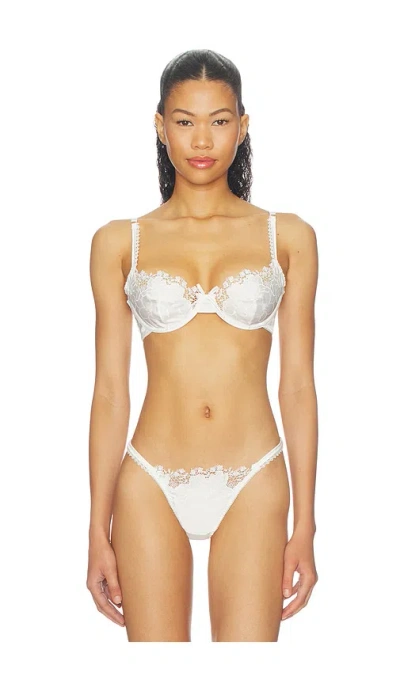 Kat The Label Saskia Underwire Bra In White