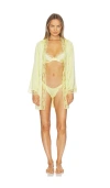 Kat The Label Sidney Robe In Yellow