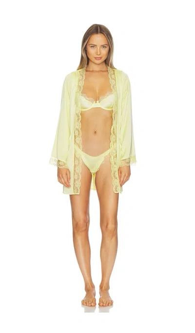 Kat The Label Sidney Robe In Yellow