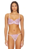 Kat The Label Sofia Bra In Lavender