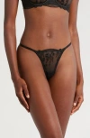 Kat The Label Sofia Thong In Black