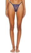 Kat The Label Sofia Thong In Navy