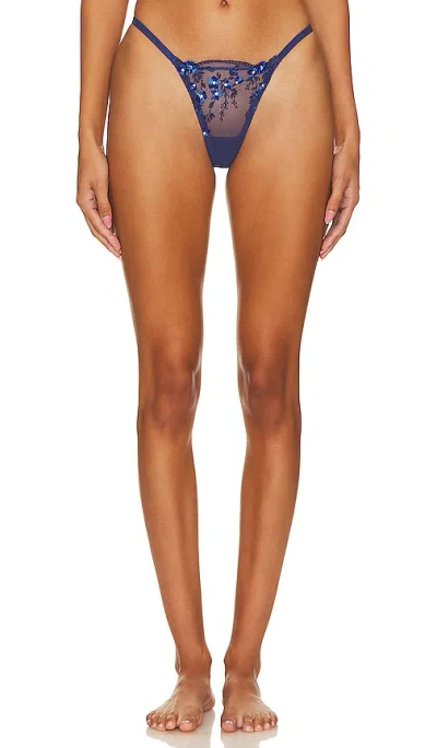 Kat The Label Sofia Thong In Navy