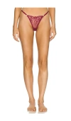 Kat The Label Sofia Thong In Red