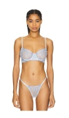 Kat The Label Sofia Underwire Bra In Corn Flower