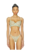 Kat The Label Sofia Underwire Bra In Green