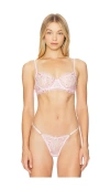 Kat The Label Sofia Underwire Bra In Pink