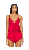 Kat The Label Sorrento Camisole In Red