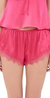 Kat The Label Sorrento Shorts Hot Pink