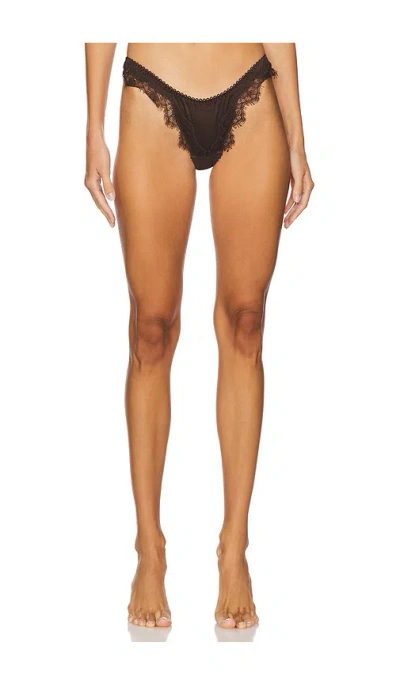Kat The Label Sorrento Thong In Espresso