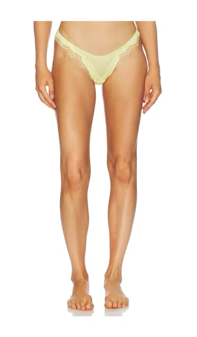 Kat The Label Sorrento Thong In Yellow