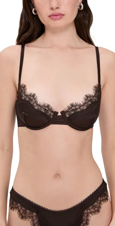 Kat The Label Sorrento Underwire Bra Espresso