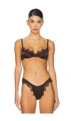 Kat The Label Sorrento Underwire Bra In Espresso