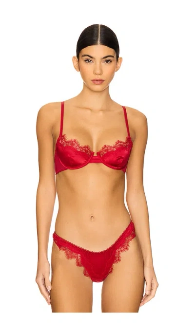 Kat The Label Sorrento Underwire Bra In Red