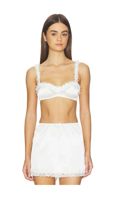 Kat The Label Stella Bralette In White