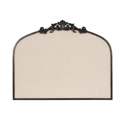 Kate And Laurel Arendahl Vintage Ornate Framed Wide Arch Pinboard In Black