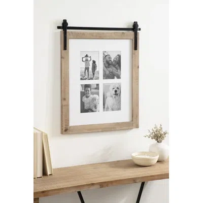 Kate And Laurel Cates Wood Collage Picture Frame In Rustic Brown