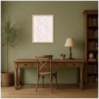 Kate And Laurel Framed Fabric Pinboard Pink And White Floral Toile Printed Bulletin Board In Florence Gold