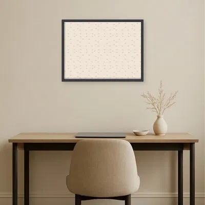 Kate And Laurel Framed Fabric Pinboard Retro Starburst Printed Bulletin Board In Edith Black