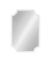 Kate And Laurel Hogan Framed Scallop Wall Mirror In White