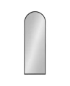 Kate And Laurel Valenti Tall Framed Arch Mirror In Black