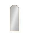 Kate And Laurel Valenti Tall Framed Arch Mirror In Gold