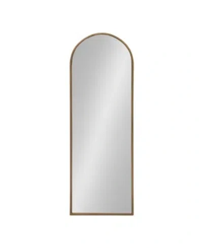 Kate And Laurel Valenti Tall Framed Arch Mirror In Gold