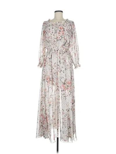 Pre-owned Kate And Lily Casual Dress In White