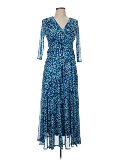 Pre-owned Kate And Lily Cocktail Dress In Blue