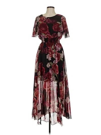 Pre-owned Kate And Lily Cocktail Dress In Burgundy