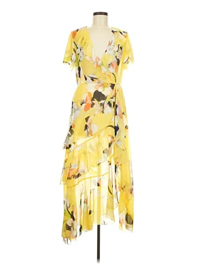 Pre-owned Kate And Lily Cocktail Dress In Yellow