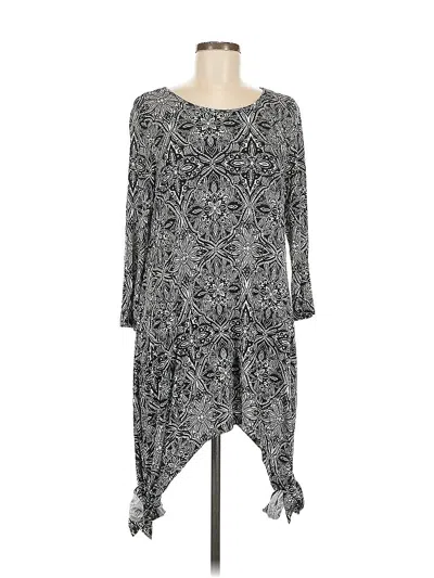 Pre-owned Kate & Mallory Designs 3/4 Sleeve T-shirt In Silver