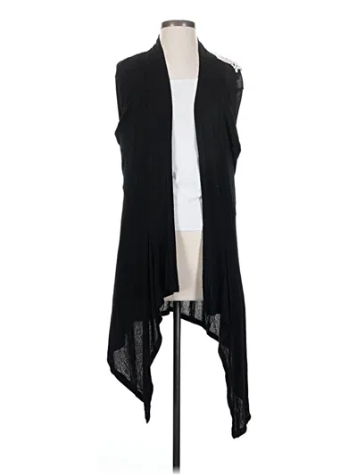 Pre-owned Kate & Mallory Designs Cardigan Sweater In Black