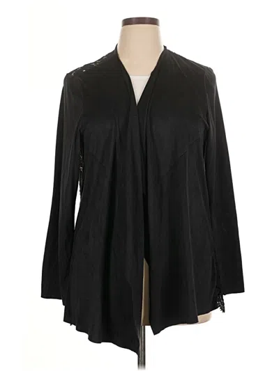 Pre-owned Kate & Mallory Designs Cardigan Sweater In Black