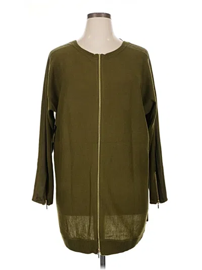 Pre-owned Kate & Mallory Designs Cardigan Sweater In Green