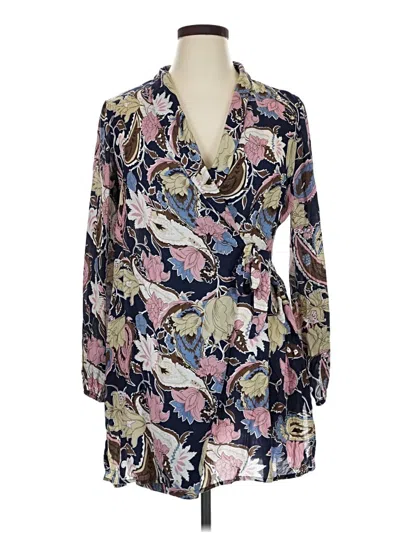 Pre-owned Kate & Mallory Designs Kimono In Blue